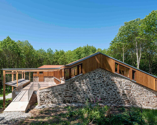 EeG arquitectos designs a hostel from a derelict farmhouse in sobrado, spain