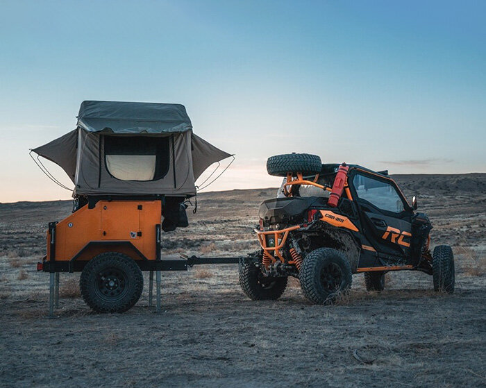 the GOAT by hinckley overlanding is an off-road, indestructible, overland trailer