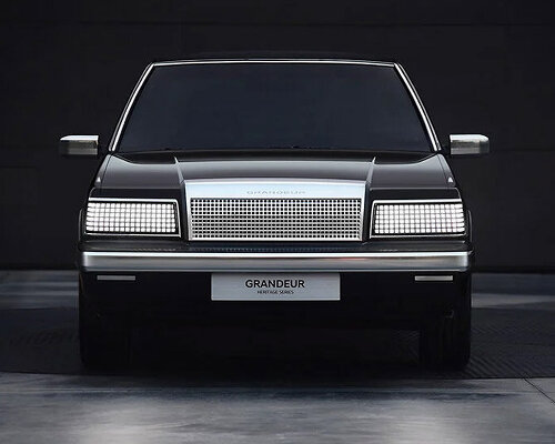 hyundai electrifies its 1986 grandeur in a retro-futuristic restoration