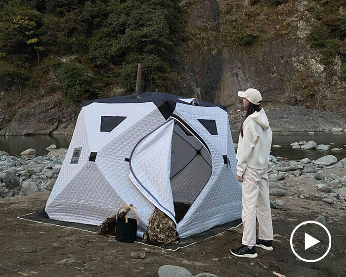 iam sauna's portable sauna tent can be set up in just 60 seconds