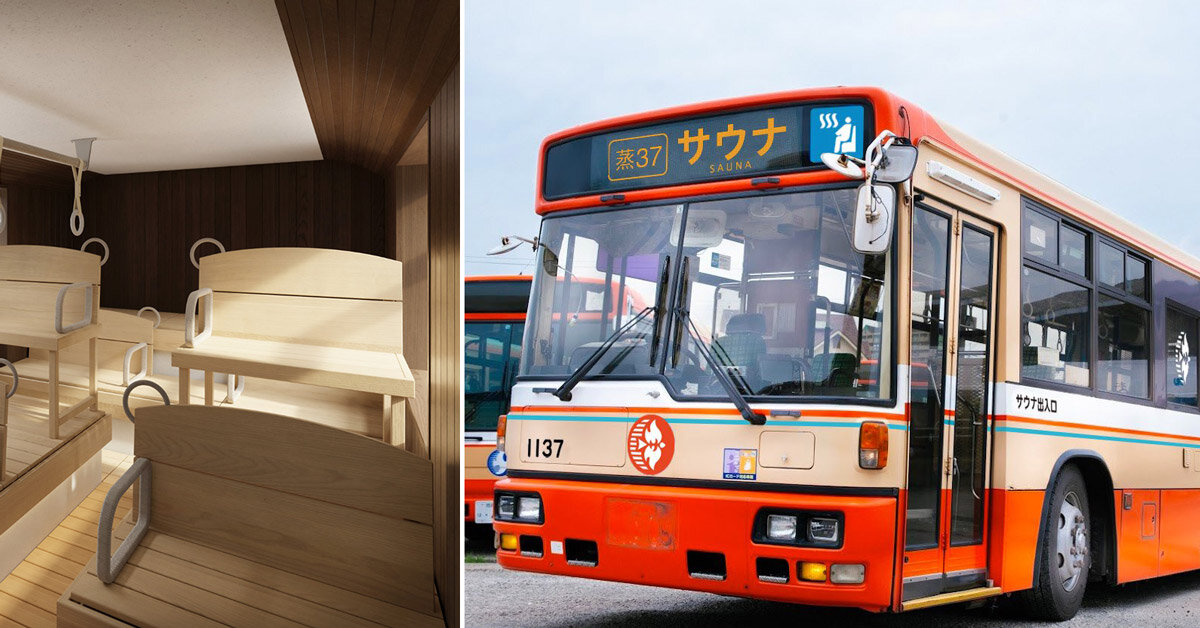 Disused Japanese Bus Gets A Second Life As Mobile Sauna