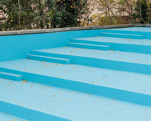 abandoned swimming pool converted into open-air stage in tbilisi