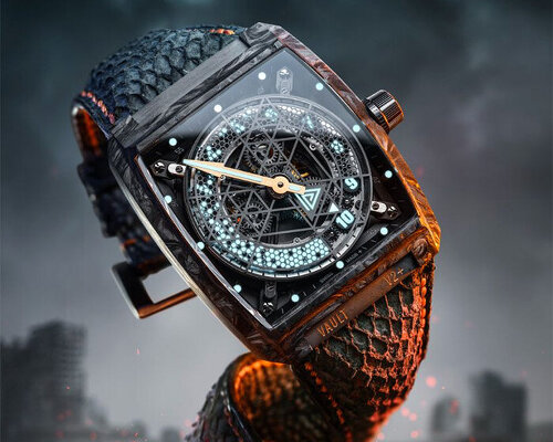 latest watch by VAULT features glowing minute hands, 3D numerals and lots of personality