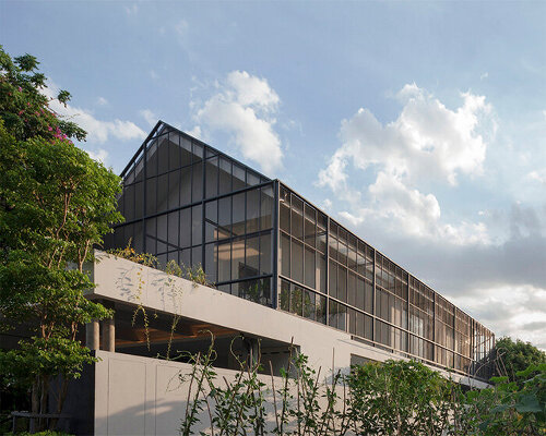 junsekino's WEHHA HOUSE in bangkok is infused with tropical nature