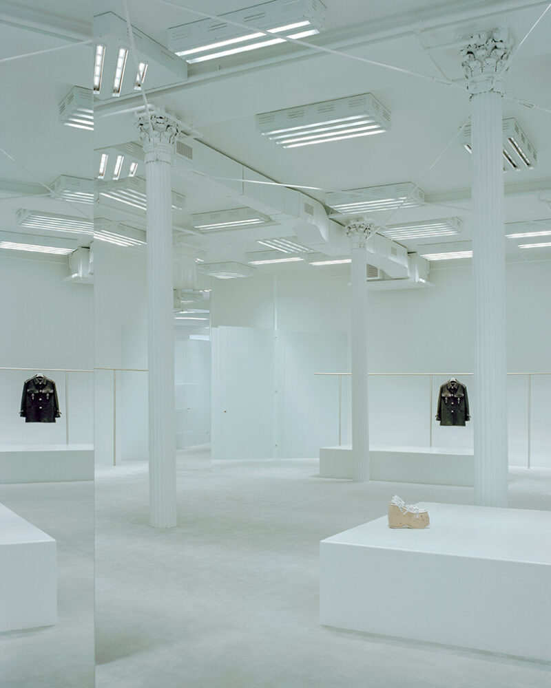 acne studios opens a minty new store in SoHo, new york city