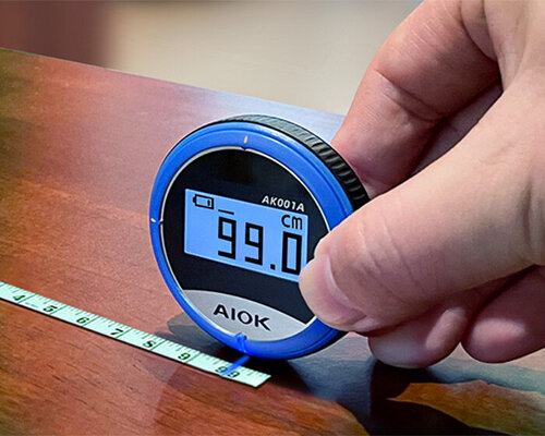 AIOK is a digital measure that rolls over three-dimensional curves to calculate their length