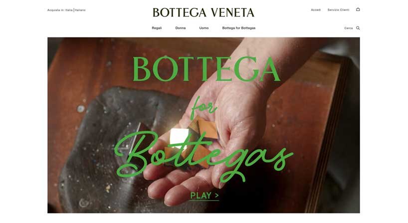bottega veneta celebrates italian artisans with ‘bottega for bottegas’ intiative