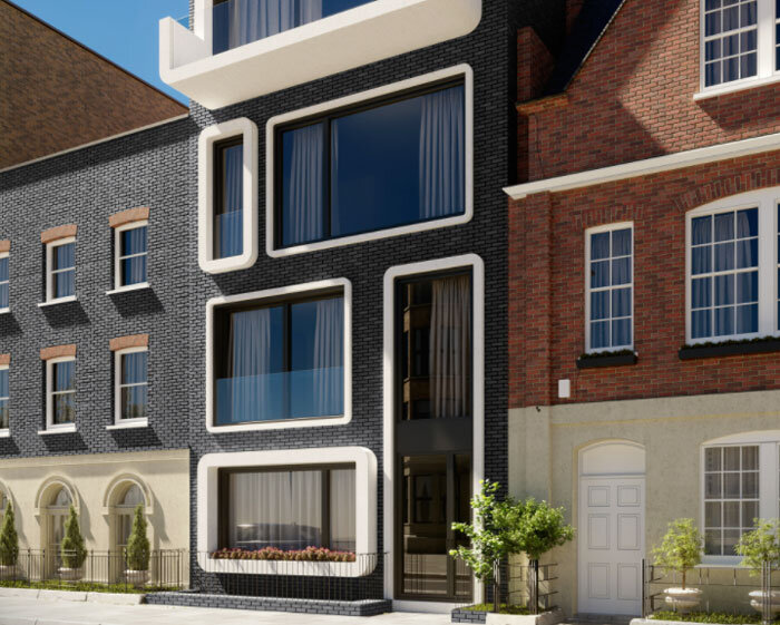 davit and mary jilavyan propose a contemporary facade in historic london