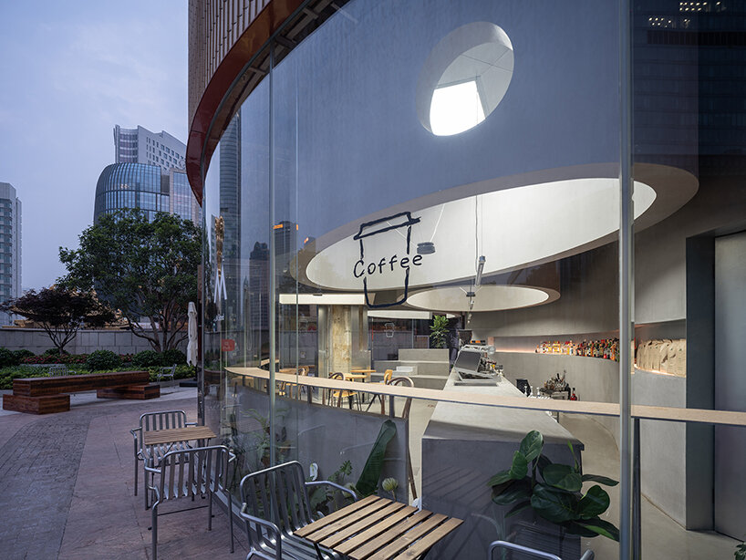 the M stand at jing'an temple by dazhou and associates opens in china