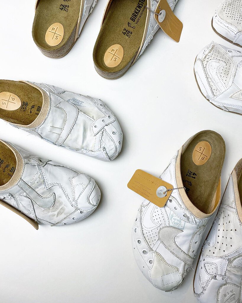 peterson stoop gives a second life to old, discarded sneakers