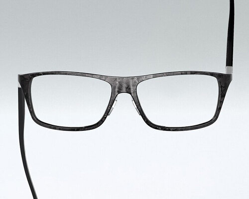 philippe starck designs bio-based forged carbon eyewear with luxottica