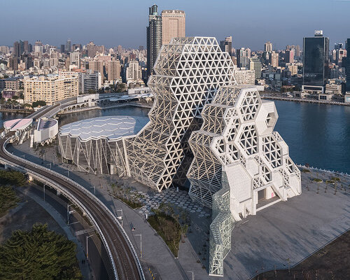 intricate pop music center inspired by the seabed opens its doors in taiwan