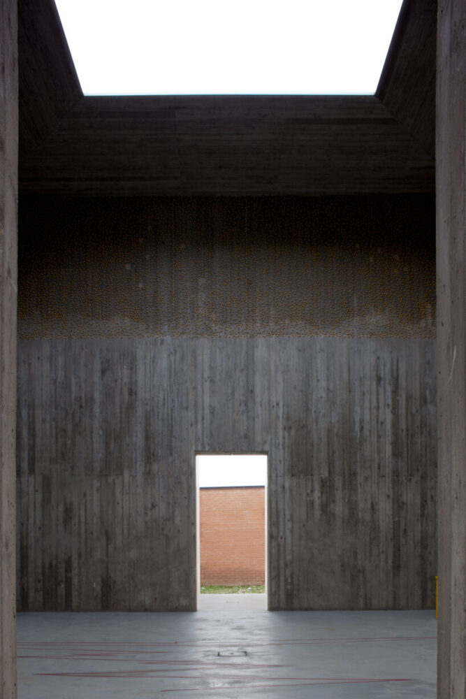 andrea dragoni completes contemplative cemetery extension in italy