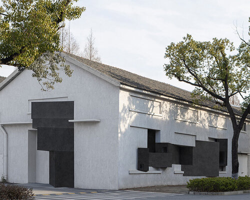 far workshop converts industrial warehouse into art gallery in shanghai