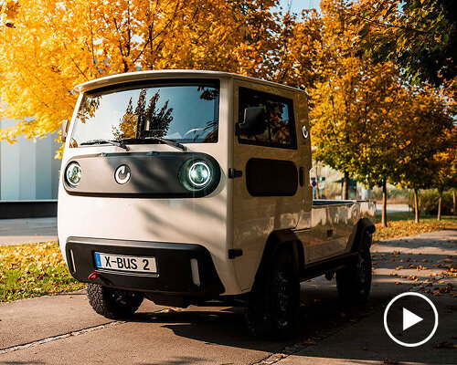 hit the road like a transformer with XBUS - the fully electric, modular car