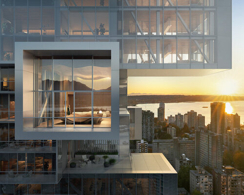 vancouver's jenga-like condo tower by büro ole scheeren is underway