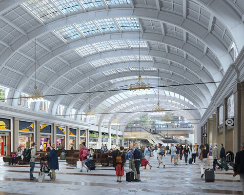 foster + partners unveils winning design of a new stockholm central station