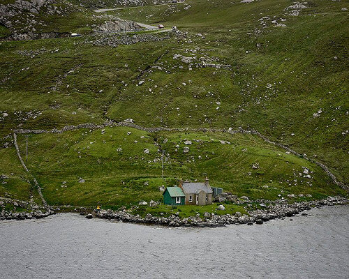 isolation in the scottish landscape, captured by photographer manuel alvarez diestro