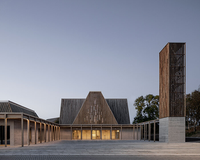 jaja architects' church redefines the identity of sola, norway