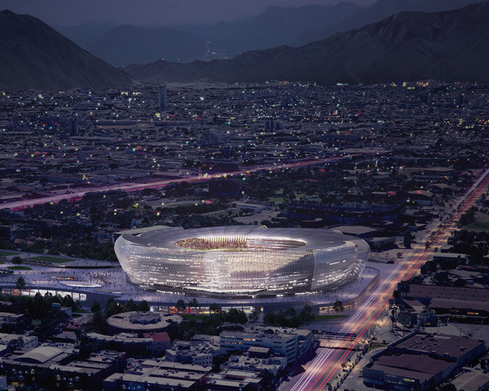 populous unveils winning stadium design for mexico football club tigres UANL