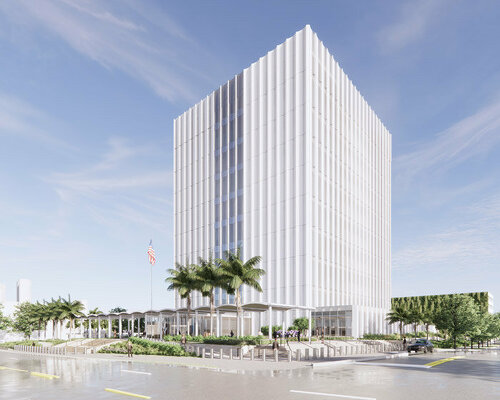 SOM designs this courthouse with the brightness and warmth of fort lauderdale, florida