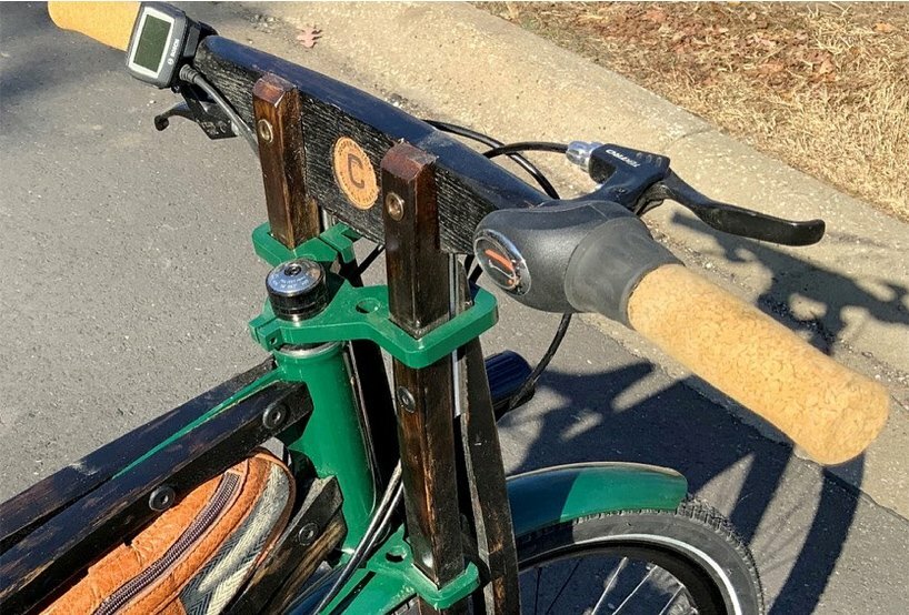 inspired by the ABARI bamboo bicycle, lance rake designs barrel stave bikes