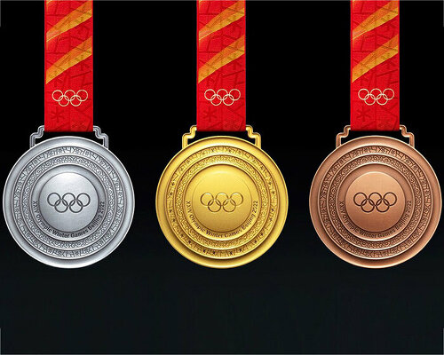 this is what the beijing 2022 winter olympic medals look like