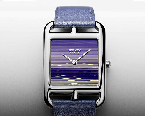 hermès paints in twilight colors with the cape cod crépuscule watch