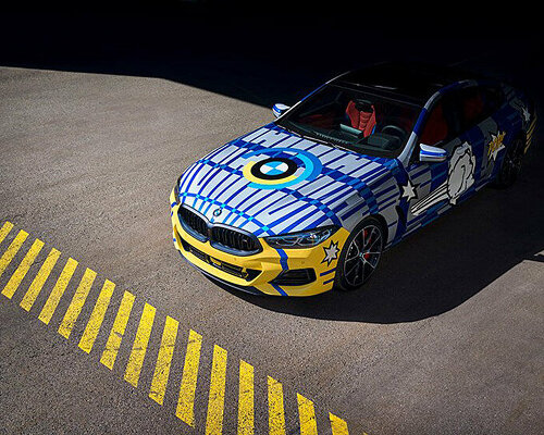 jeff koons pops limited edition BMW 'dream car' at frieze los angeles 2022