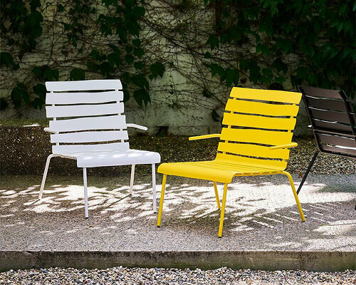 maarten baas forms playful 'aligned' outdoor furniture collection for valerie_objects