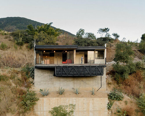 casa laurel is designed as a retreat for a retired couple in oaxaca, mexico