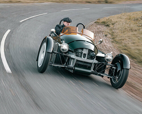 morgan unveils the super 3, a three-wheeler powered by a ford engine