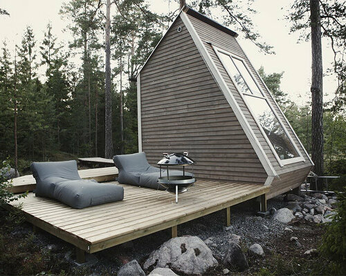 robin falck's nido cabin is a 9 sqm getaway nestled in the finnish woods