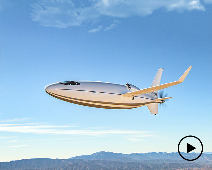 this fuel-efficient 'bullet' airplane seeks to revolutionize private air transportation