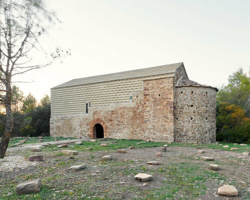 sebastián arquitectos restores an old hermitage along spain's camino de santiago