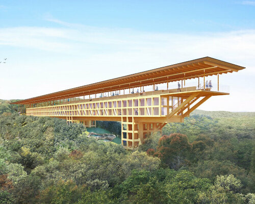 shigeru ban is designing a zen wellness center for awaji island in japan