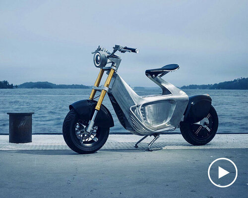 STILRIDE uses 'industrial origami' to fold recycled steel sheets into durable electric scooters