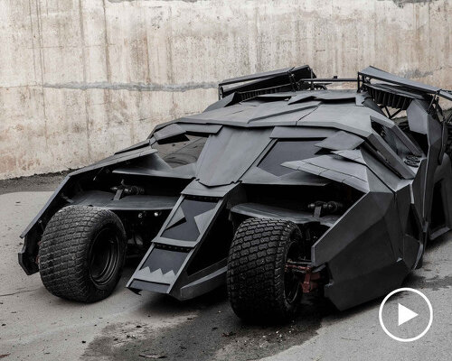 23-year-old architect develops world's first fully-functioning electric batmobile