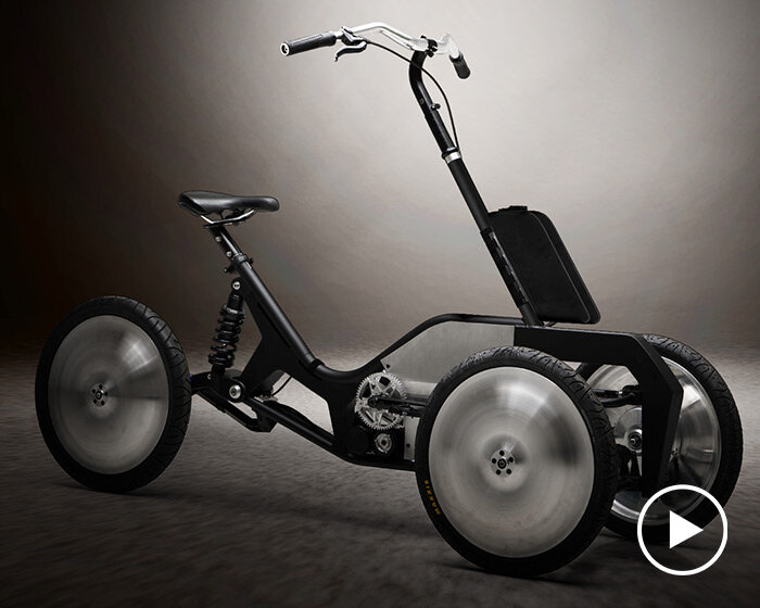 arcimoto unveils the MLM, a tilting e-trike powered by three hub motors