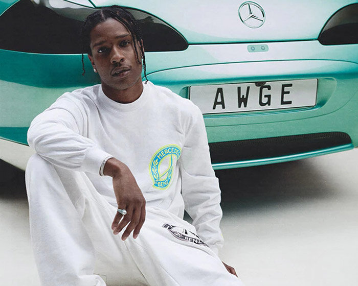 a$ap rocky and mercedes-benz collaborate for a 90s-inspired fashion collection