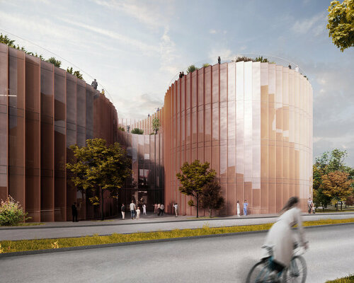 bjarke ingels group designs a neuroscience center to mimic the brain's soft folds