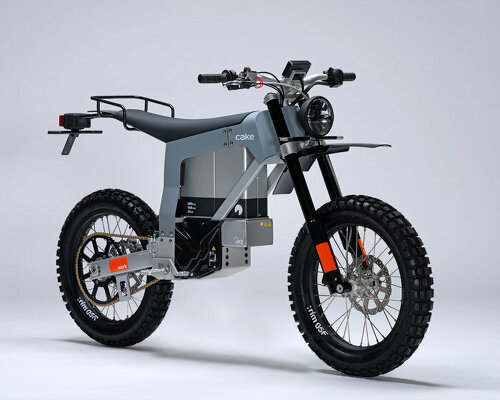 swedish brand CAKE will start using paper materials in electric motorcycles