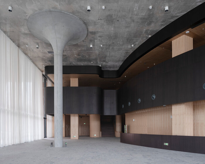 david chipperfield designs theater with 'mushroom columns' for jingdezhen cultural quarter