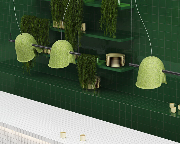 de vorm shapes adjustable pivot lighting series with recycled plastic shade