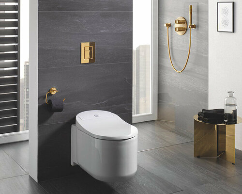 GROHE's shower toilet combines self-cleaning hygiene with functionality