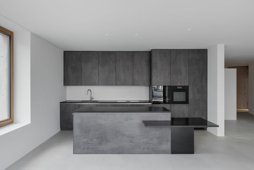 kohlerstraumann's hasenrainstrasse apartments expresses raw minimalism