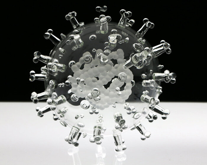 luke jerram's intricate glasswork series depicts some of the most fatal viruses