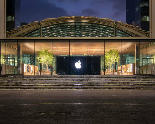 foster + partners opens its glistening apple store on abu dhabi's al maryah island