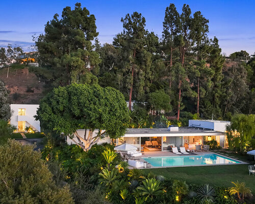 richard neutra's mid-century modern home in hollywood hills hits the market