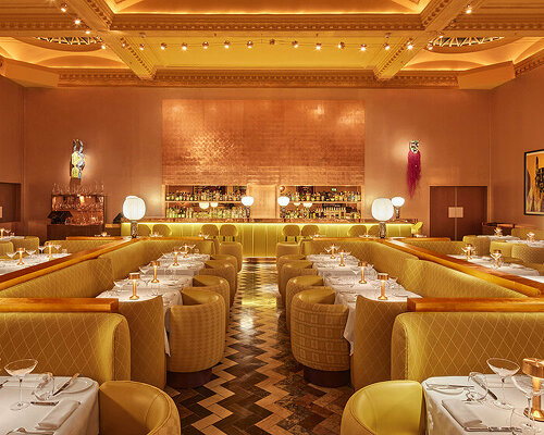 sketch says farewell to its iconic pink and welcomes new golden setting by india mahdavi